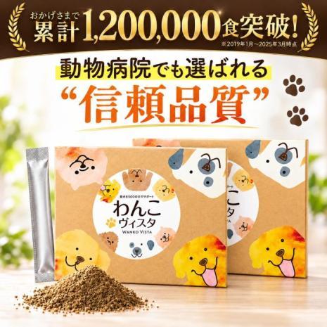 わんこヴィスタ 定期便（毎月2箱・60包）  